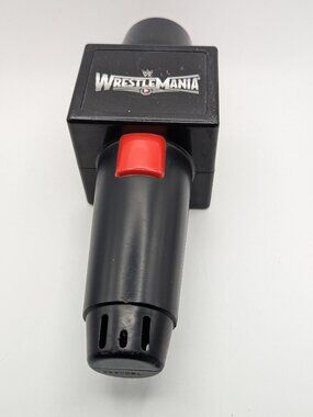 WWE Black WrestleMania Toy Microphone